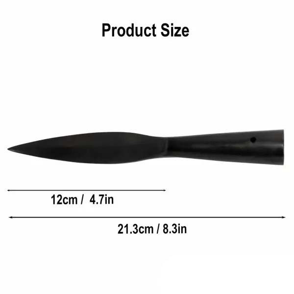 Black Spearhead - Carbon Steel - Image 2