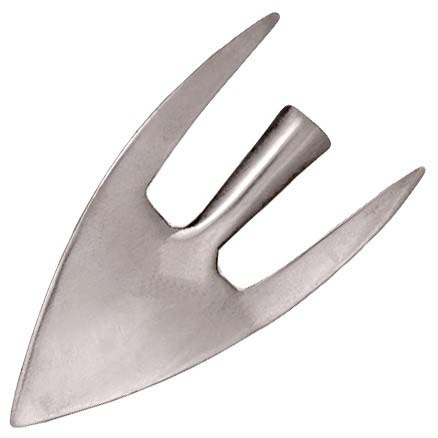 Barbed Polished Broadhead Arrowhead